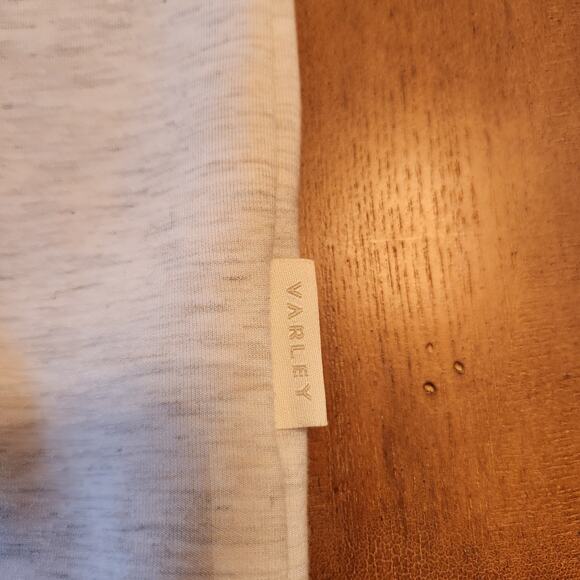 Varley Sweatshirt Women's XS Tan Heather Oversized Minimalist Loungewear Sporty - Picture 7 of 11